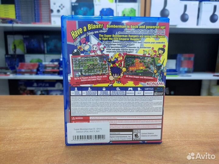 Super Bomberman R - Shiny Edition (PS4, англ, бу)