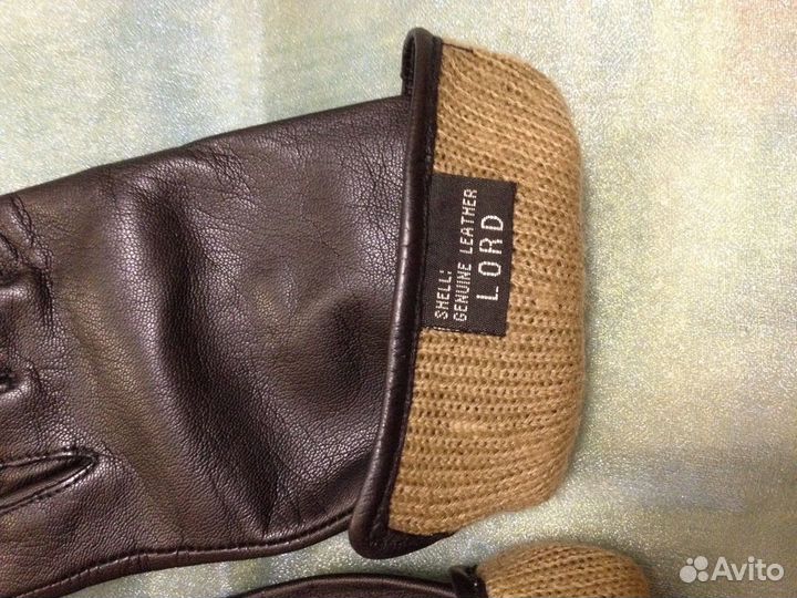 Перчатки кожаные