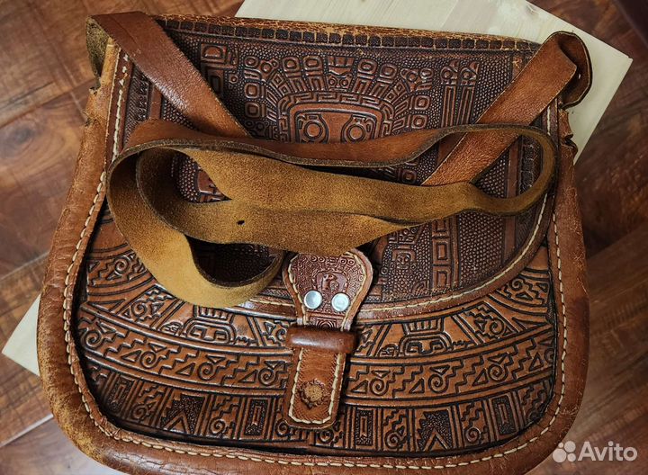 Сумка СССР натуральная кожа