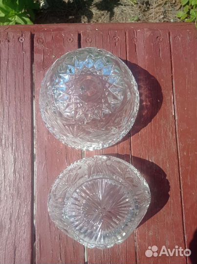 Хрустальная салатница средняя СССР