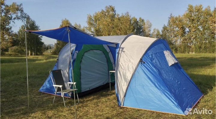 Палатка двухкомнатная 4-х местная ly-1699