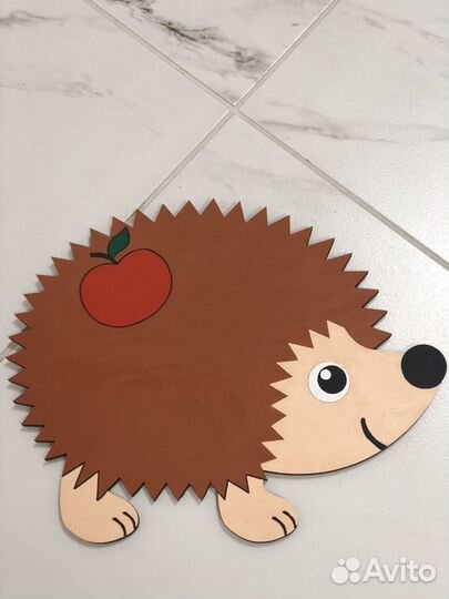 Панно на стену в детской, фигурки животных