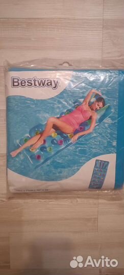 Надувной матрас до 90кг