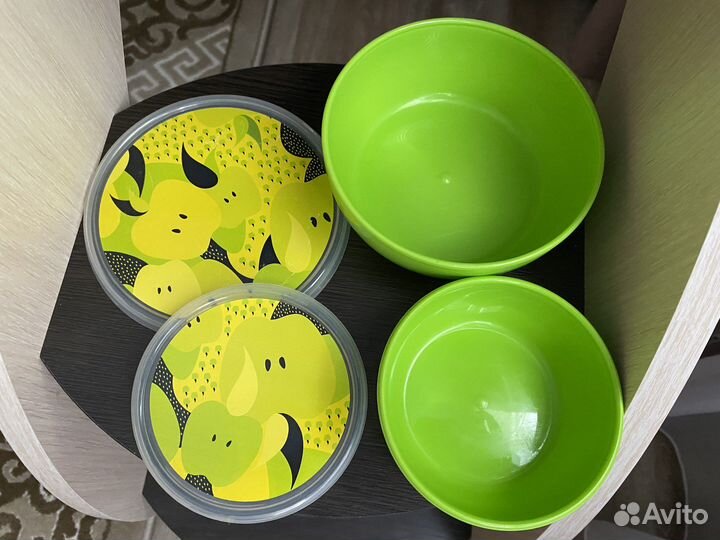 Контейнер пластиковый 2шт (набор)