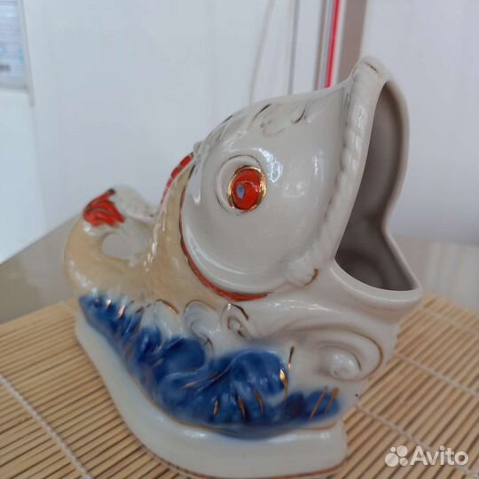 Статуэтка СССР Рыбка, лисичка, салфетница фарфор