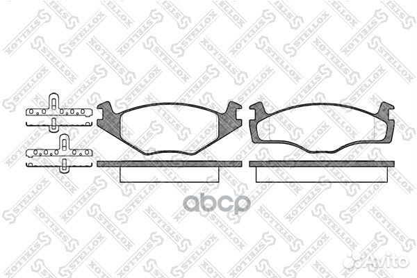 Колодки дисковые передние VW Golf 1.4-1.8/1.6-1