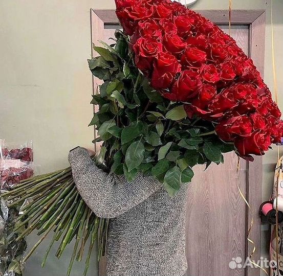 Букет роз 101 роза 51 роза