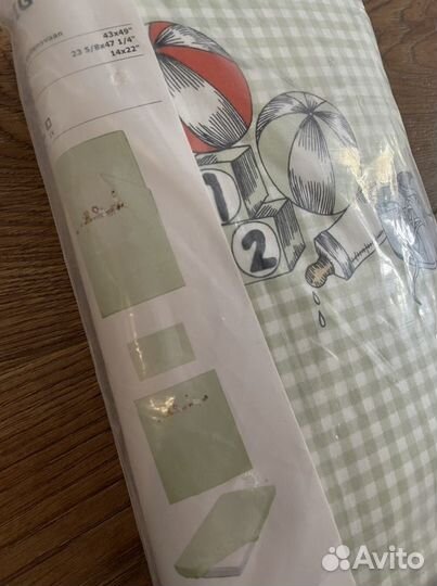 Икея nanig детское постельное 3 предмета