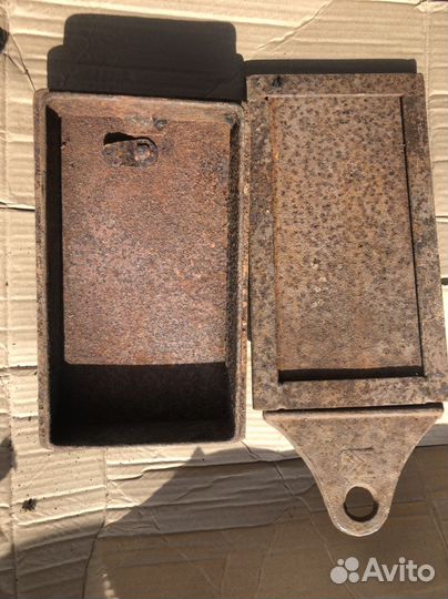 Дверца печная чугун заслонка СССР