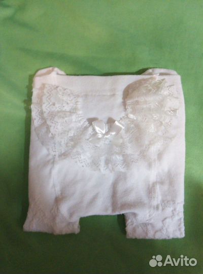 Колготки белые. на 1 годик