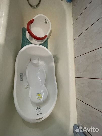 Детская ванночка для купания с горкой