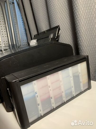 Цветной струйный принтер с снпч Epson l800