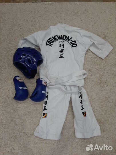 Кимоно для дзюдо детское 6-8лет
