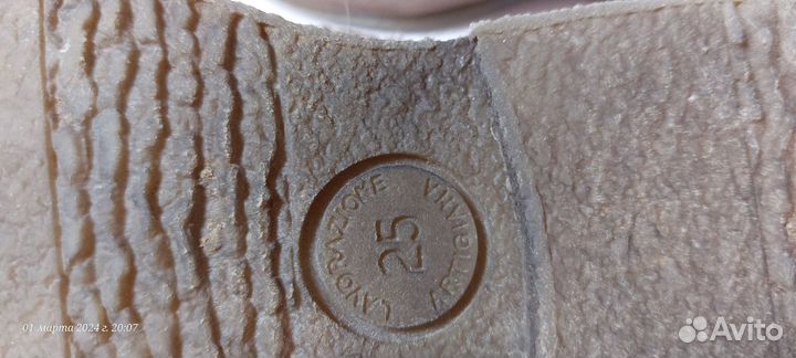 Ботинки демисезонные для девочки 25 размер