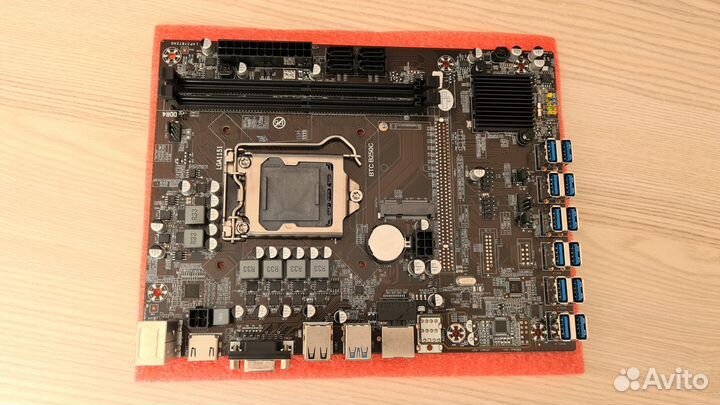 Новая Материнская плата BTC b250с V1.31 на 12 USB