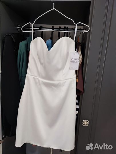 Свадебное платье 42 44 короткое