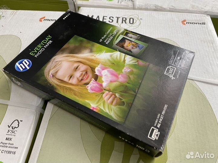 Q5441A HP глянцевая фотобумага, 10*15, 200г/м 100л