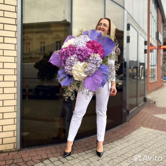 Букеты из Свежих Гортензий. Доставка/Самовывоз