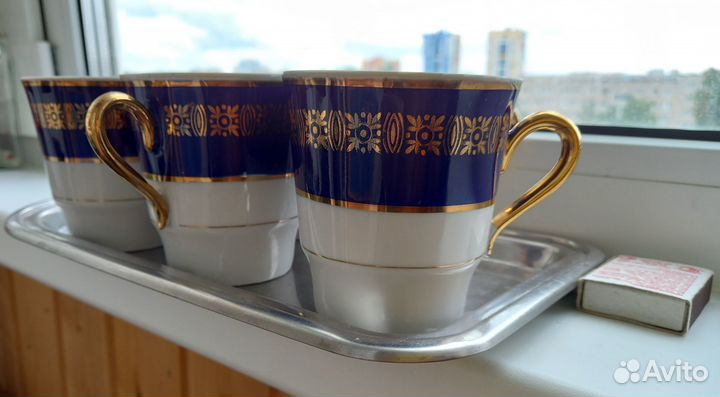 СССР Чайно-кофейные чашки. 6 шт. 