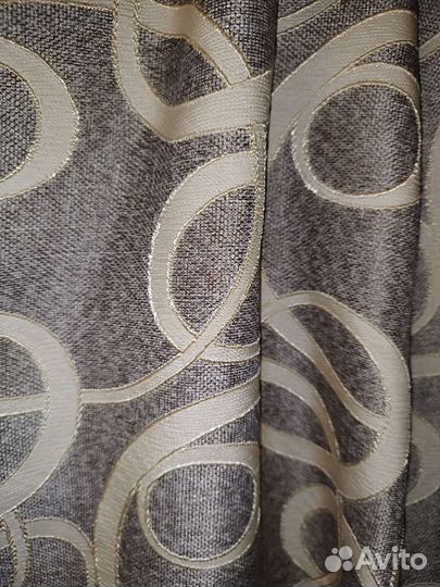 Шторы новые, рогожка