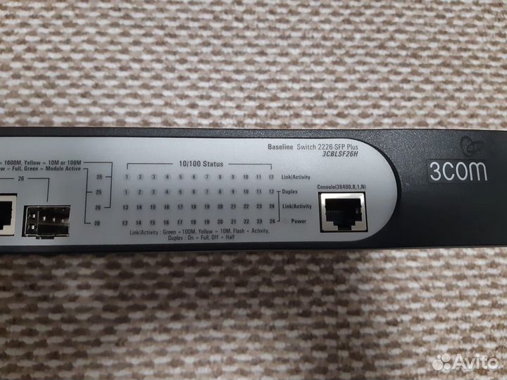 Коммутатор 3Com Baseline Switch 2226-SFP Plus