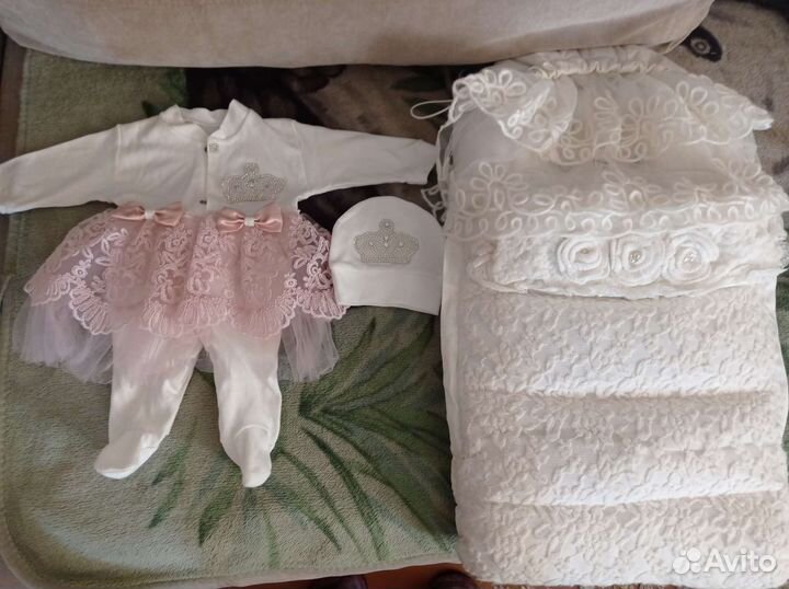 Конверт на выписку зимний для девочки