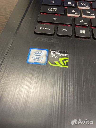 Игровой ROG strix GTX 4Gb/12 озу/17 дюймрв IPS