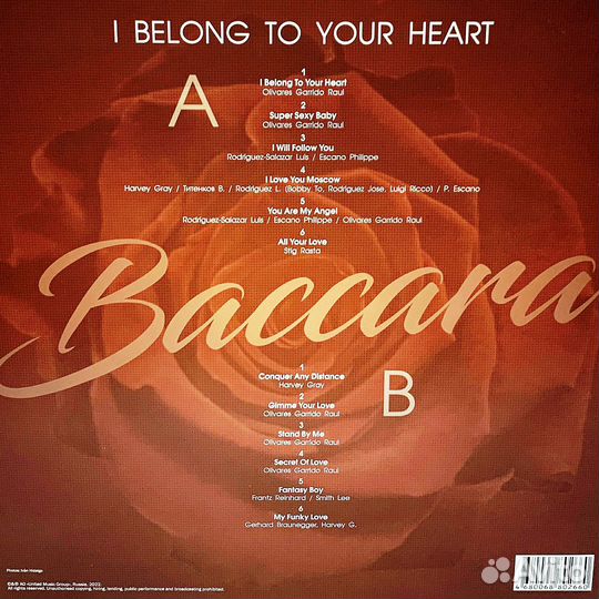 Виниловая пластинка Baccara / I Belong To Your Heart (Gold Vinyl) (LP)