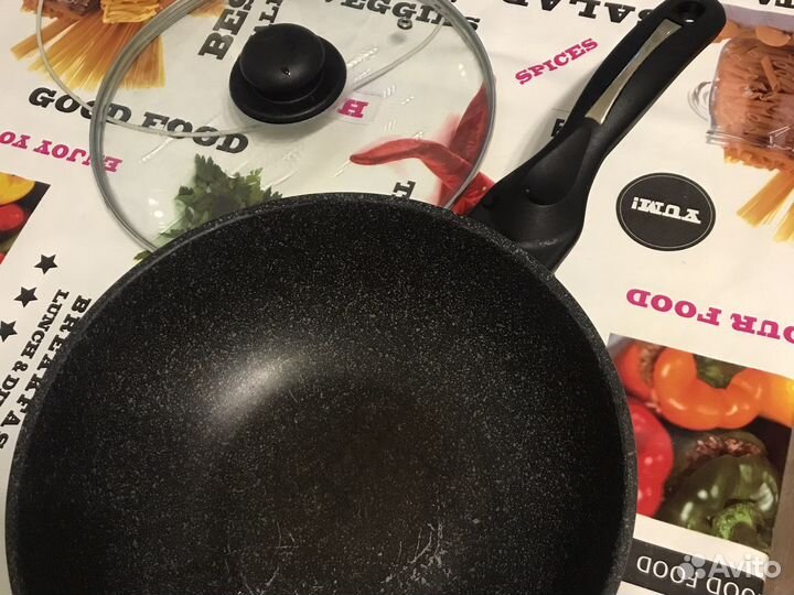 Сковорода с крышкой стеклянной