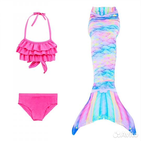 Купальник Русалка хвост 120 Новый + воздушный шар