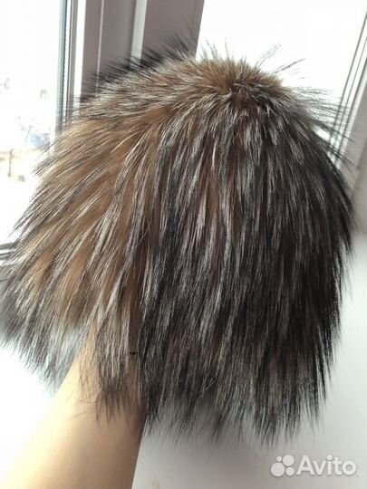 Шапка из чернобурой лисы