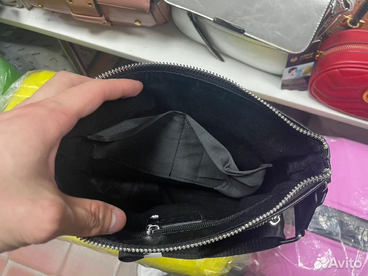 Сумка gucci мужская натуральная кожа