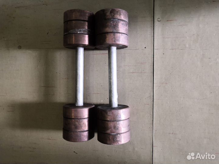 Гири разборные СССР 50-гг медь/никель/латунь