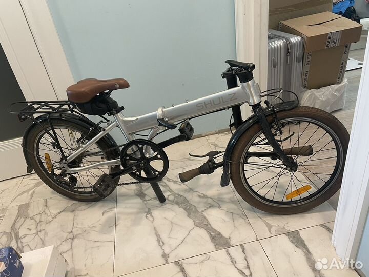 Складной велосипед Shulz серебристый