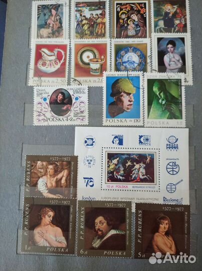 Почтовые зарубежные марки 