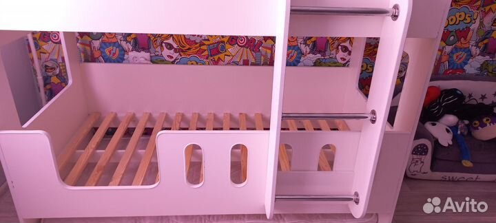 Детская кровать, друхярусная