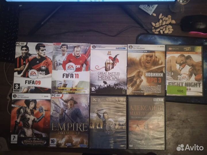 Диски с играми на пк и xbox