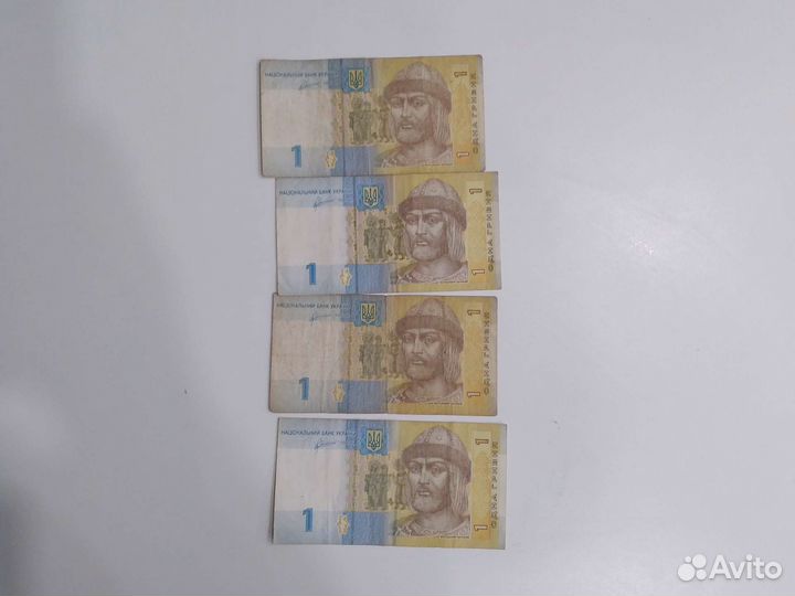 Банкноты Украины 1 гривна