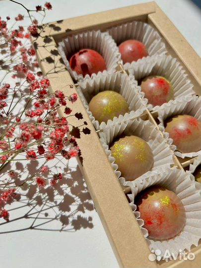 Конфеты с соленой карамелью и кедровыми орешками