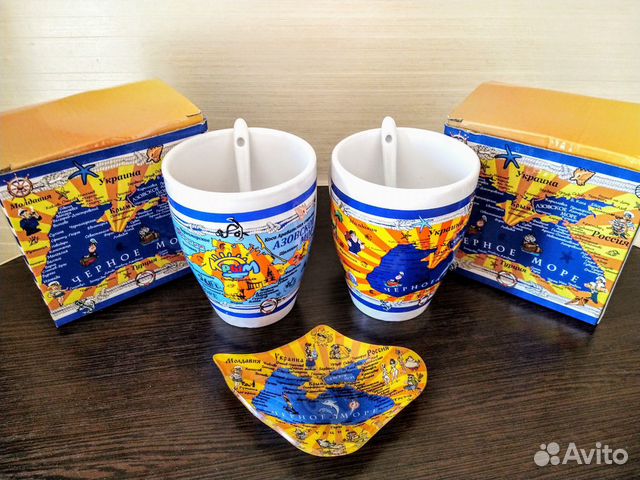 Новые наборы (чашка, блюдце, ложечка)