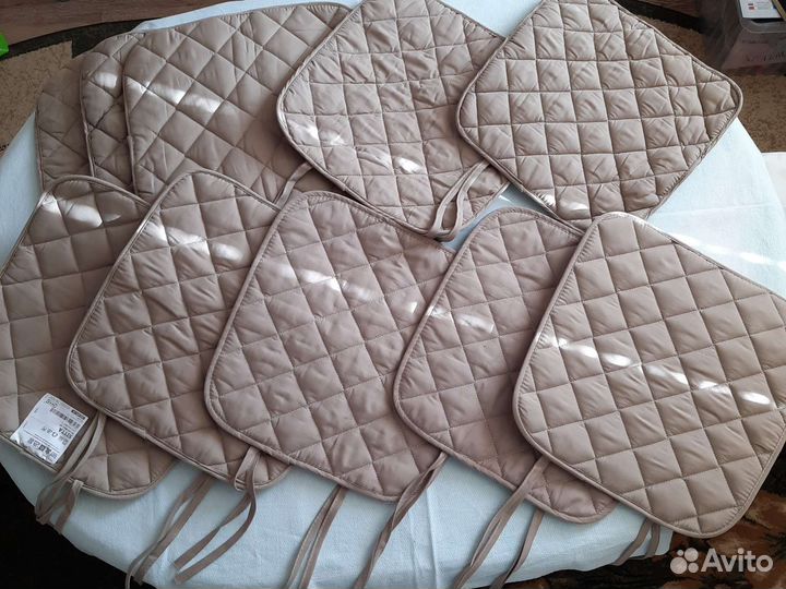 Сидушки на стул IKEA Sitta Икеа Сита бежевые 10шт