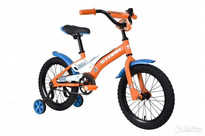 Stark Велосипед Tanuki 14 Boy красный/белый 2023