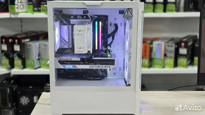 Игровой красавец i5 14400f + RTX 4060 ti
