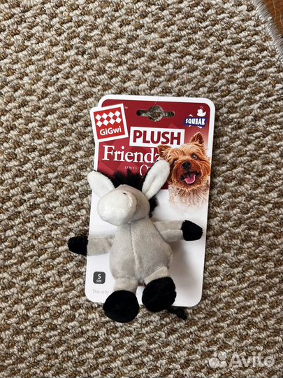 Игрушка для собак gigwi ослик 10см