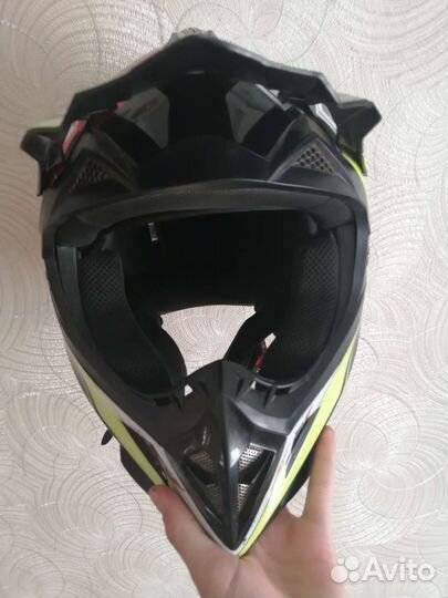 Мото шлем кроссовый