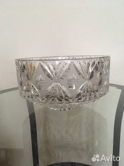 Ваза хрустальная