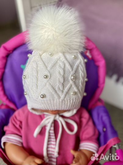 Шапка зимняя для девочки