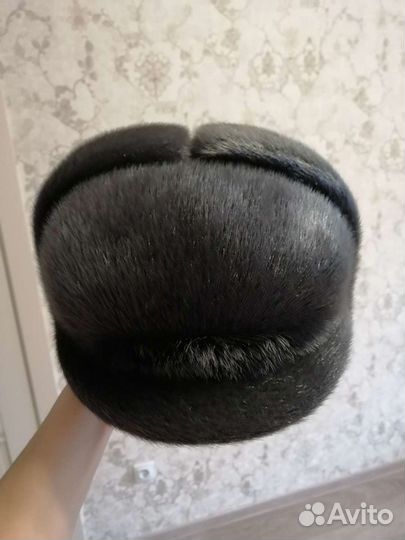 Меховая мужская кепка из нерпы