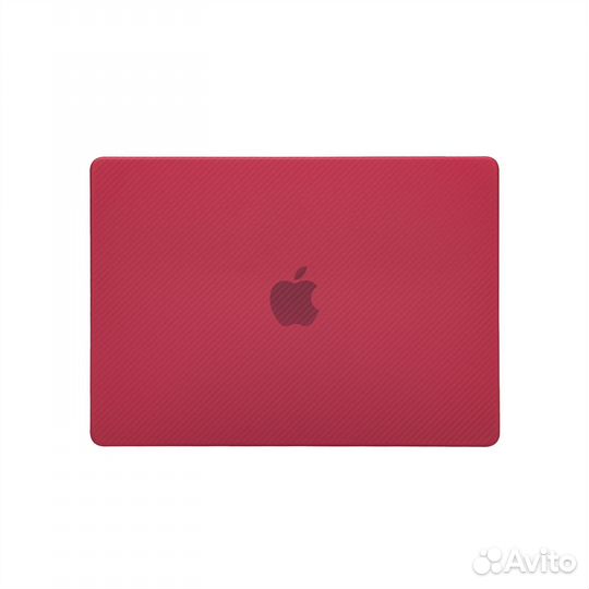 Чехол для MacBook Pro 13 2009-2011 бордо карбон