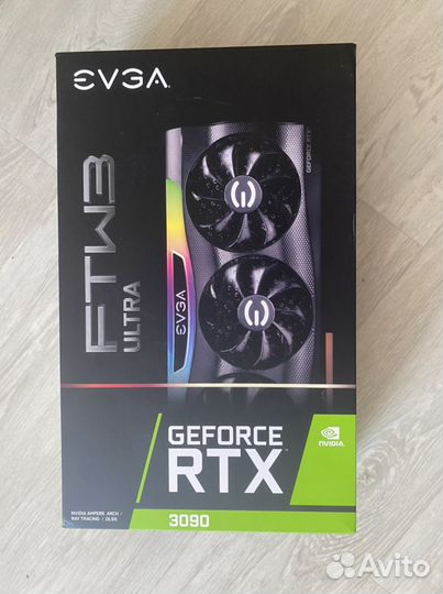 Видеокарта evga RTX 3090 ultra gaming новая